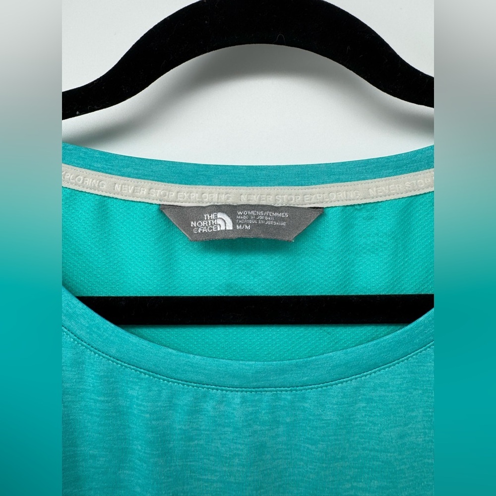 The North Face Inlux Quick Dry 3/4 Sleeve Top Ion Blue Size M - Picture 2 of 6